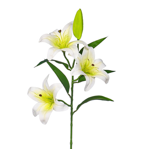 Nearly Natural White Lily Flower