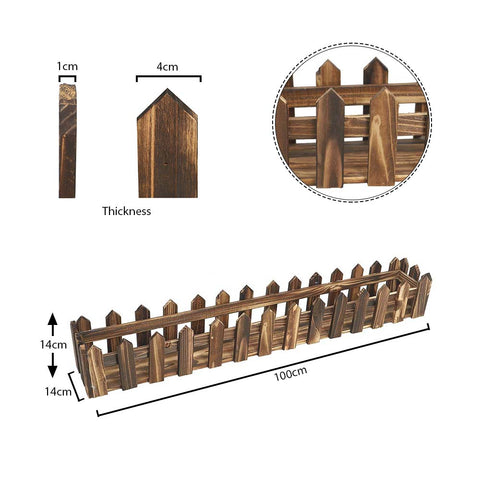 Rectangle Wooden Planter Box 1 Meter Long