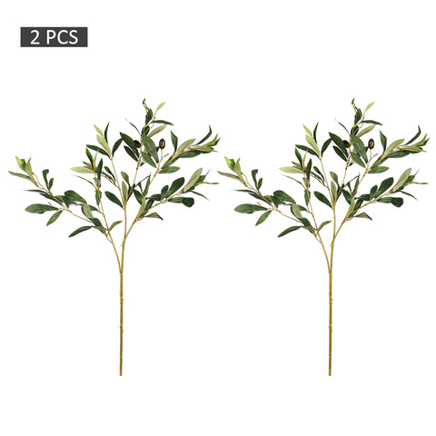 Fake olive leaves