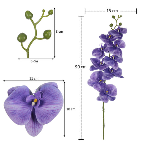 2PCS Artificial Orchid Flowers in Different Colors