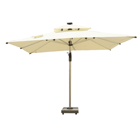 Outdoor Umbrella with 80kg Marble Base