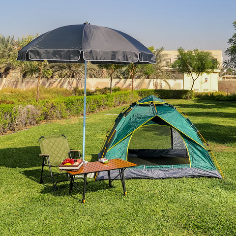 Outdoor Umbrella with Plastic Base