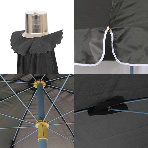 Outdoor Umbrella with Plastic Base