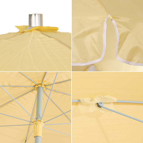 Outdoor Umbrella with Plastic Base