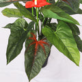 Faux anthurium plant for wedding and event décor