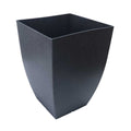 Square plastic flower and plant pots