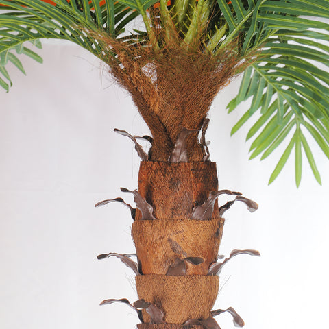 Realistic artificial tall palm tree adding elegance to any space