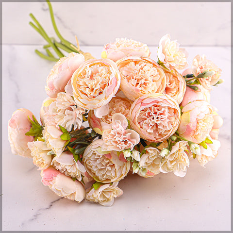 Artificial Mini Peony Flower Bouquet