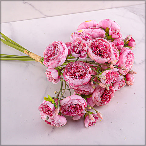 Artificial Mini Peony Flower Bouquet