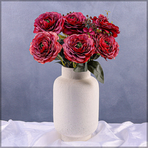 Artificial Silk Peony Flower Bouquet