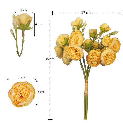 Artificial Mini Peony Flower Bouquet