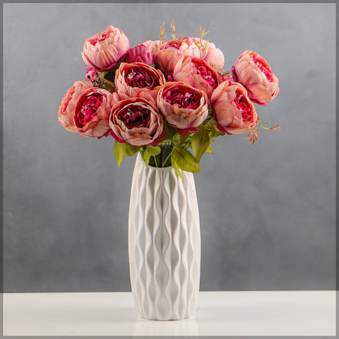 Artificial Silk Peony Bunch Flowers