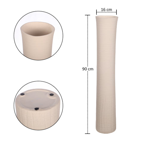 Unique Pillar Style Vases