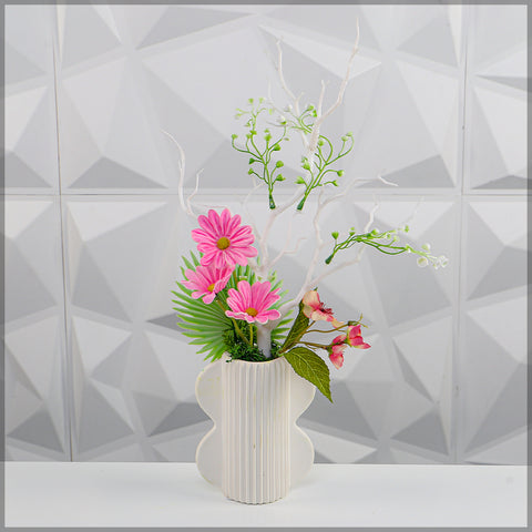 Simple Flower Arrangement with Vase