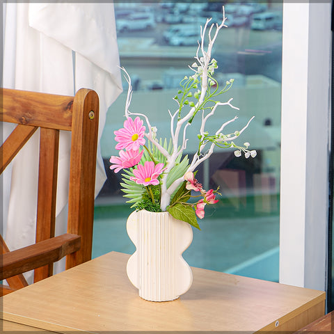 Simple Flower Arrangement with Vase