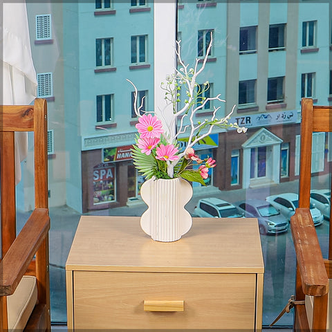 Simple Flower Arrangement with Vase