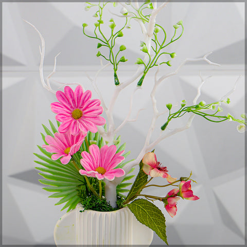 Simple Flower Arrangement with Vase