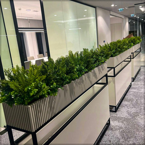 Plant Box Decoration and Wall Grass Decoration for Office