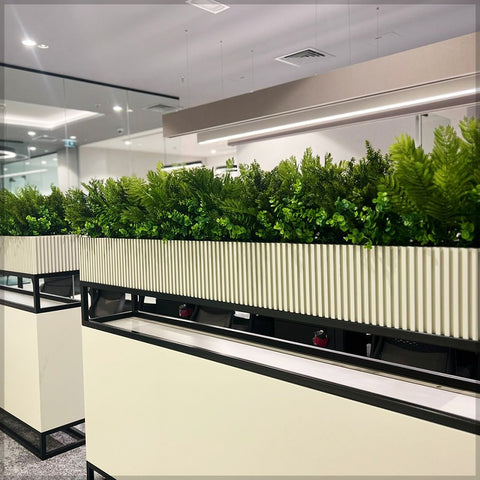 Plant Box Decoration and Wall Grass Decoration for Office