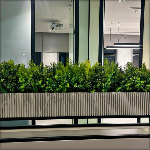 Plant Box Decoration and Wall Grass Decoration for Office