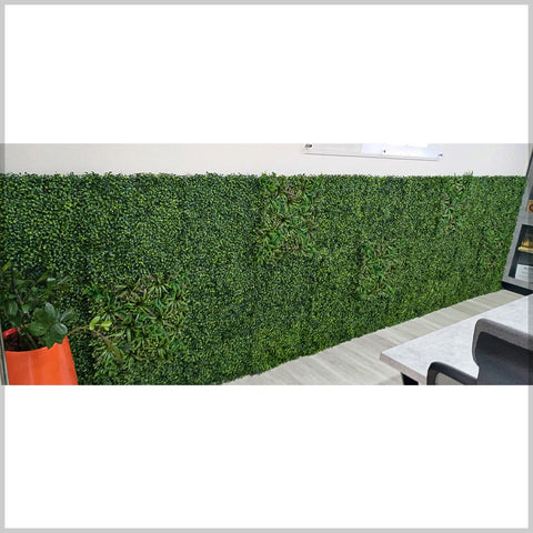 Plastic Grass Panels Wall Decoration