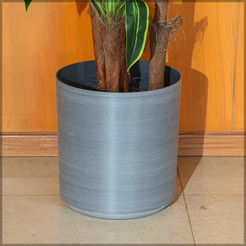 Grey flower pots