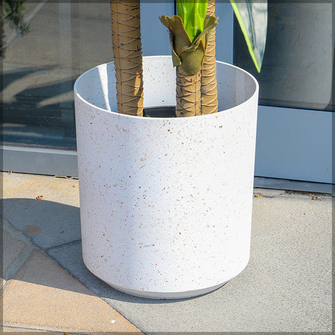 White plant pots for home decor