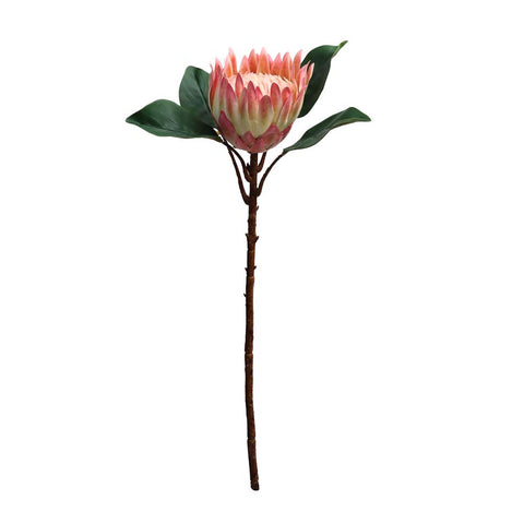 Faux Silk Protea Flowers Plant