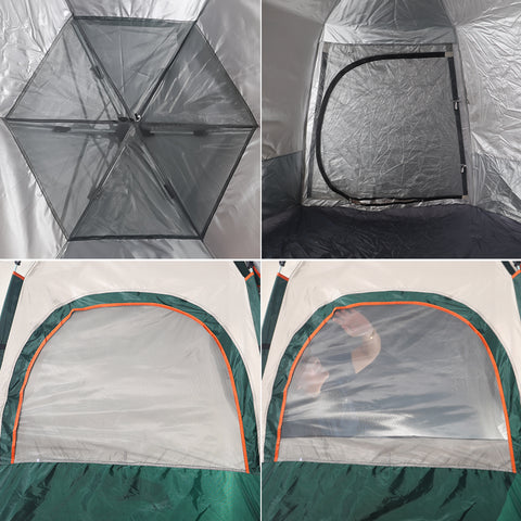 Durable camping tent with carry bag