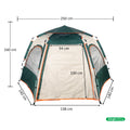 Instant setup lightweight camping tent