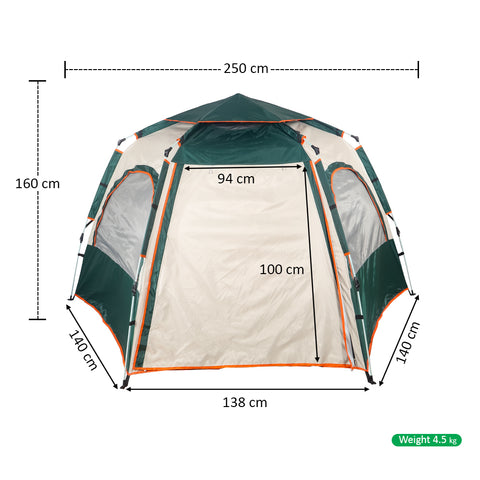 Instant setup lightweight camping tent