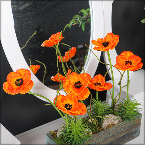 Artificial Poppy Flower