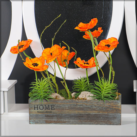 Artificial Poppy Flower