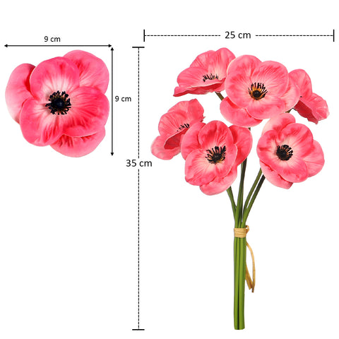 Artificial Poppy Flower