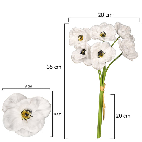 Artificial Poppy Flower