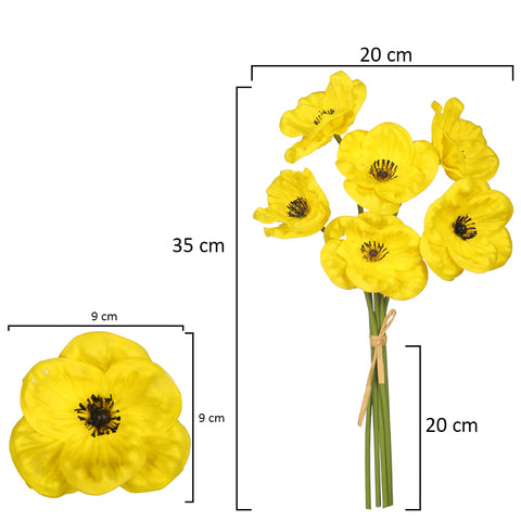 Artificial Poppy Flower