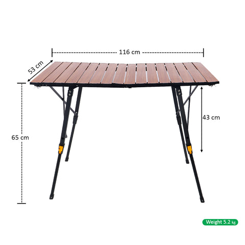 Portable Folding Camping Table with Bag