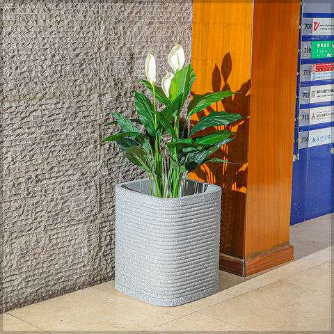 stylish tall square planter for gardens and patios