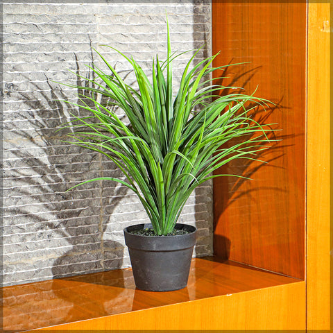 Potted Artificial Grass Plant for Indoor Decoration