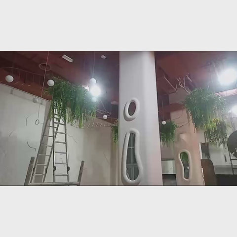 Ceiling Hanging Leaves Arrangement