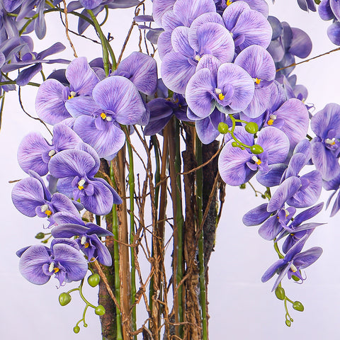 Natural Look Orchid Arrangements Purple