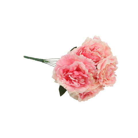 5 Head Artificial Silk Peony Flowers