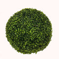 Small artificial topiary balls in pots for indoor use