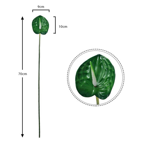 Artificial Single Anthurium Flower