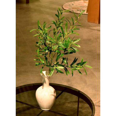 Fake olive leaves for decor