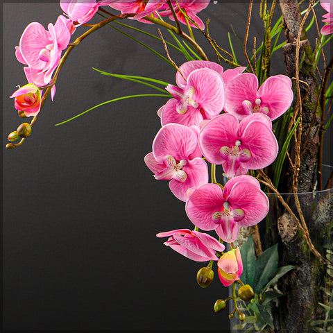 3pcs Artificial Real Touch Orchid Flowers