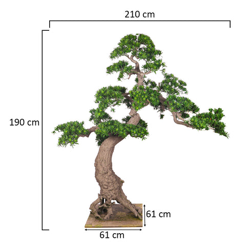 Realistic Faux Bonsai Tree 190cm High