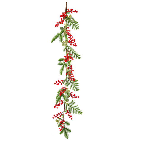 Red Berry Christmas Garland