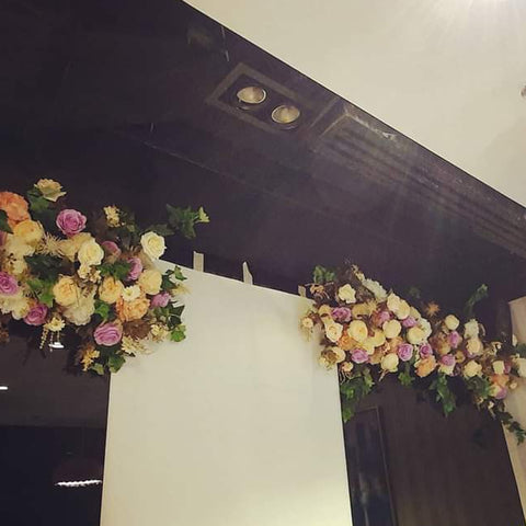 Restaurant Wall Flowers Decoration