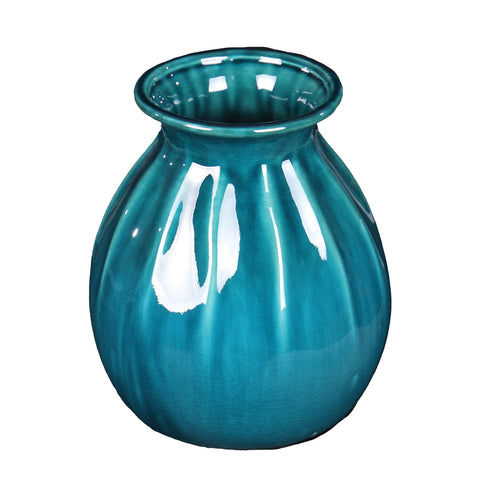 Colored Blue Vase